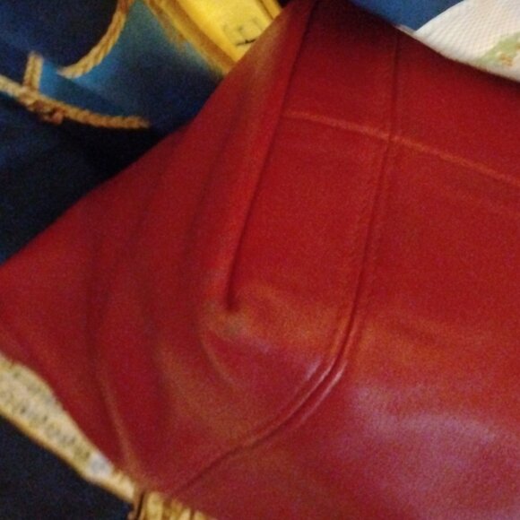 ❤️ COACH Red 4133 Waverly Bag + Red Coach Fob - Picture 5 of 10